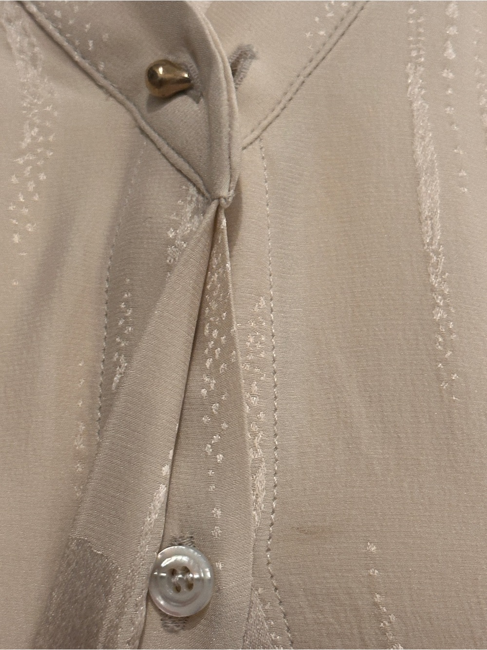 Golden Goose 100% Silk Sleeveless Top Champagne – NWT /made in Italy - Picture 4 of 13